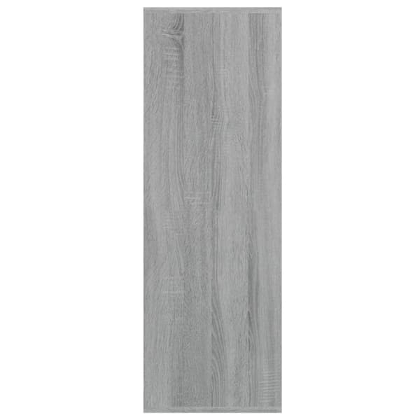 vidaXL Kenkäteline harmaa Sonoma 54x34x100,5 cm tekninen puu