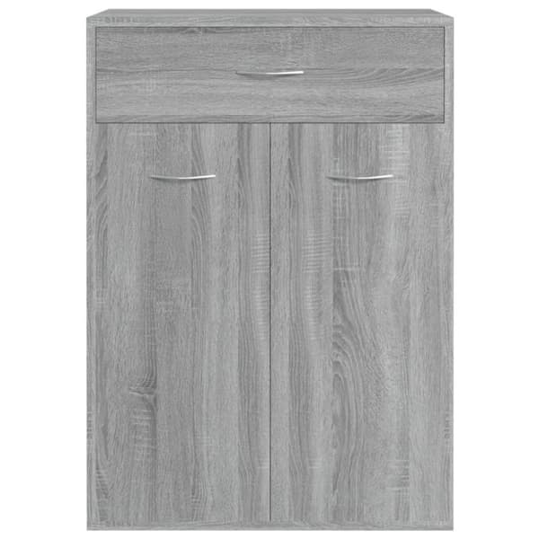 vidaXL skoskab 60x35x84 cm konstrueret træ grå sonoma-eg