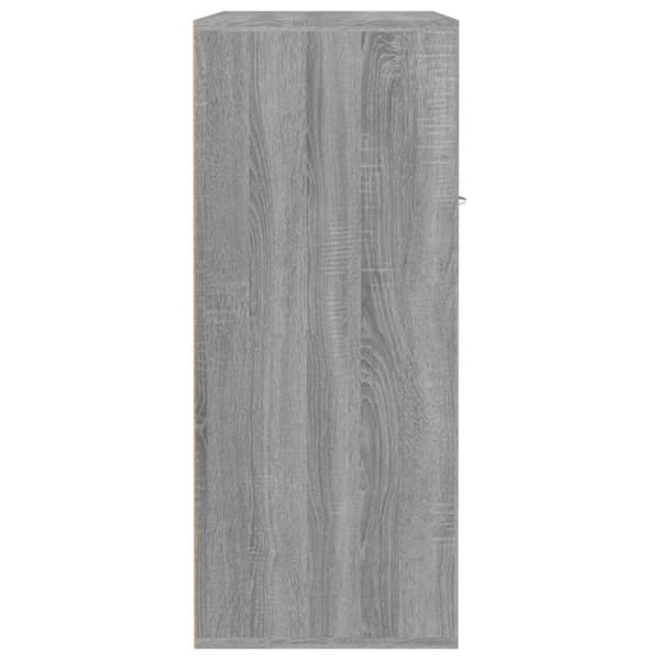 vidaXL skoskab 60x35x84 cm konstrueret træ grå sonoma-eg