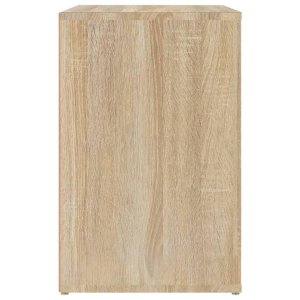 vidaXL Kenkäkaappi Sonoma-tammi 130x35x54 cm tekninen puu