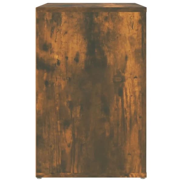 vidaXL Kenkäkaappi savutammi 130x35x54 cm tekninen puu