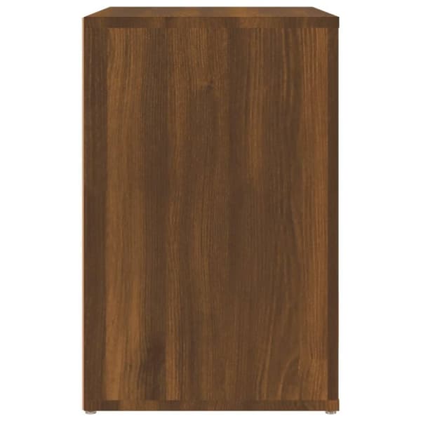 vidaXL Kenkäkaappi ruskea tammi 130x35x54 cm tekninen puu