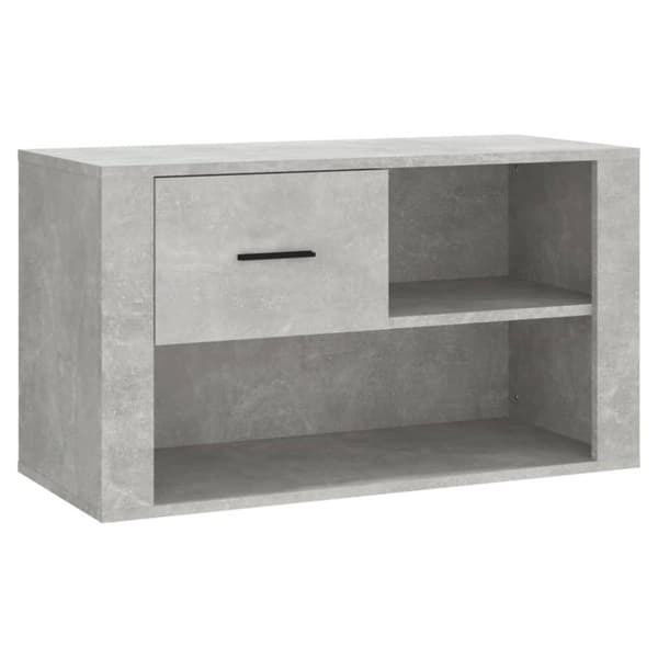 vidaXL skoreol 80x35x45 cm konstrueret træ betongrå
