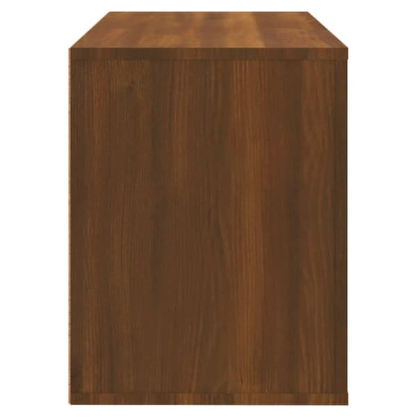 vidaXL Kenkäkaappi ruskea tammi 80x35x45 cm tekninen puu