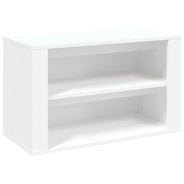 vidaXL skoreol 75x35x45 cm konstrueret træ hvid