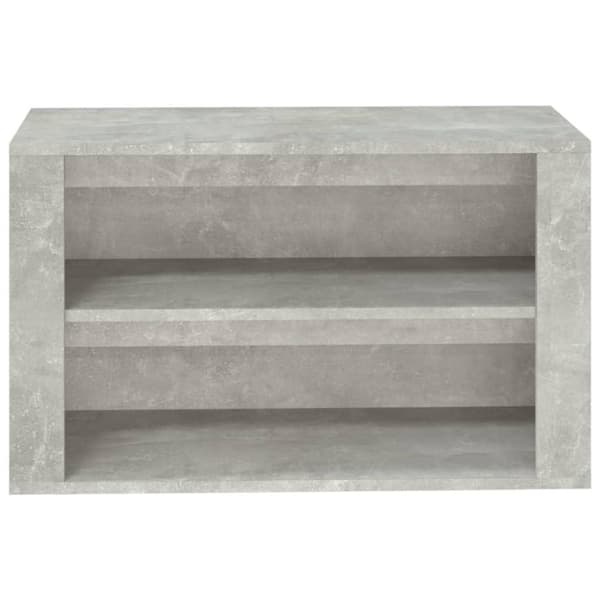 vidaXL skoreol 75x35x45 cm konstrueret træ betongrå