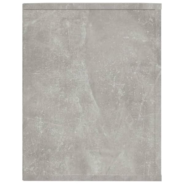 vidaXL skoreol 75x35x45 cm konstrueret træ betongrå