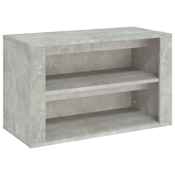 vidaXL skoreol 75x35x45 cm konstrueret træ betongrå