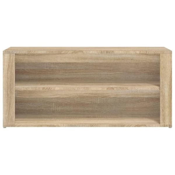 vidaXL skoreol 100x35x45 cm konstrueret træ sonoma-eg