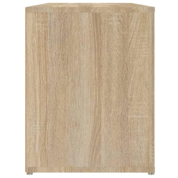 vidaXL skoreol 100x35x45 cm konstrueret træ sonoma-eg