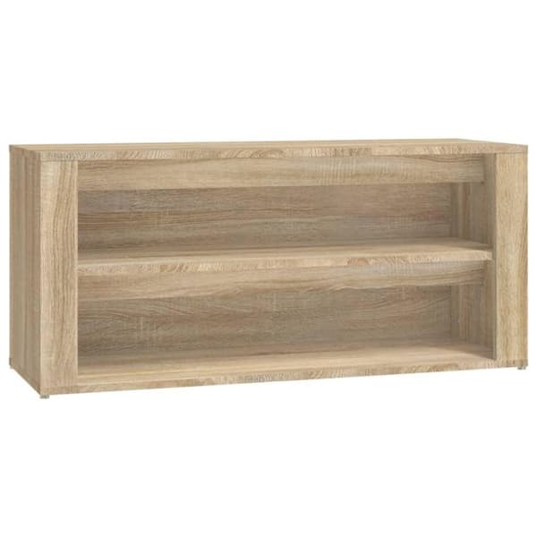 vidaXL skoreol 100x35x45 cm konstrueret træ sonoma-eg