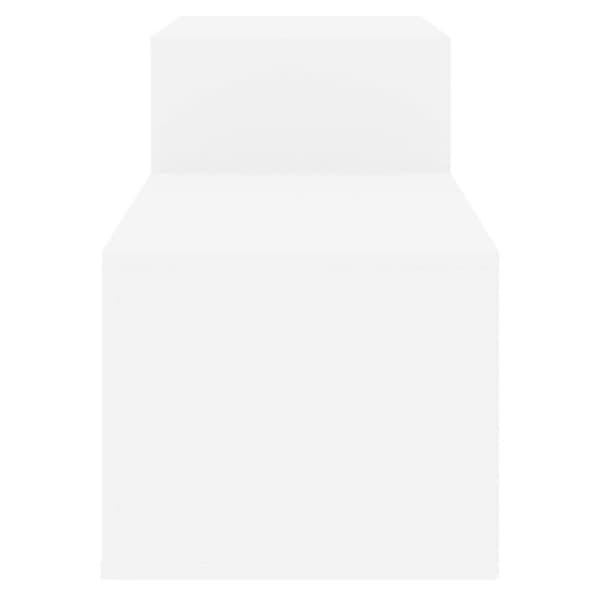 vidaXL skoreol 150x35x45 cm konstrueret træ hvid