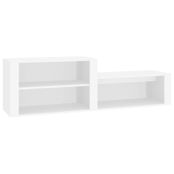 vidaXL skoreol 150x35x45 cm konstrueret træ hvid
