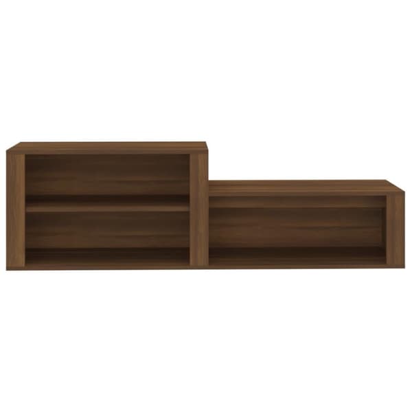 vidaXL Kenkäkaappi ruskea tammi 150x35x45 cm tekninen puu