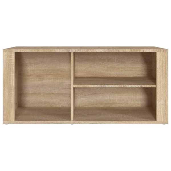 vidaXL skoreol 100x35x45 cm konstrueret træ sonoma-eg