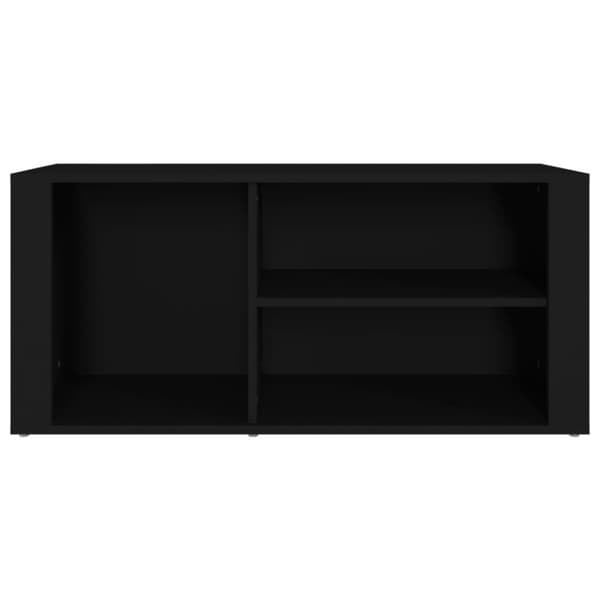 vidaXL skoreol 100x35x45 cm konstrueret træ sort