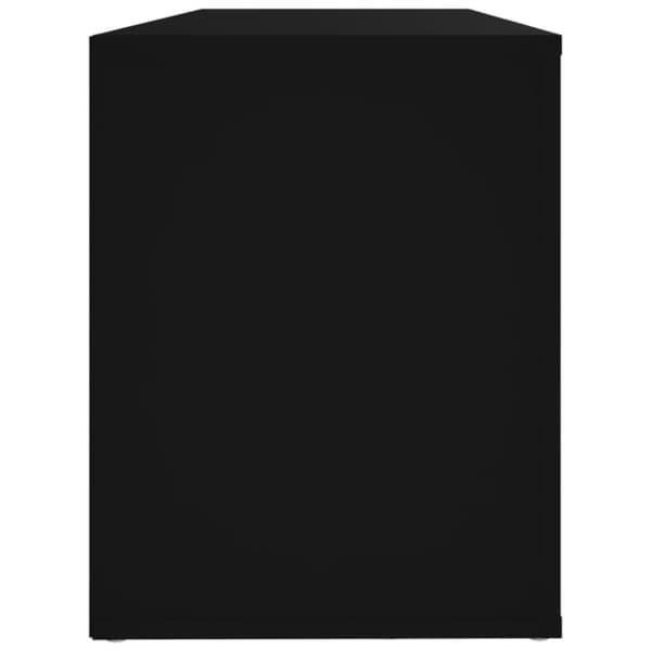 vidaXL skoreol 100x35x45 cm konstrueret træ sort
