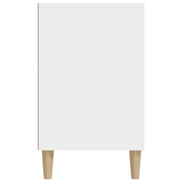 vidaXL Skoskap hvit 102x36x60 cm konstruert tre