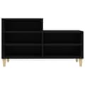 Miniatyrbilde 5 av 10: vidaXL Skoskap svart 102x36x60 cm konstruert tre