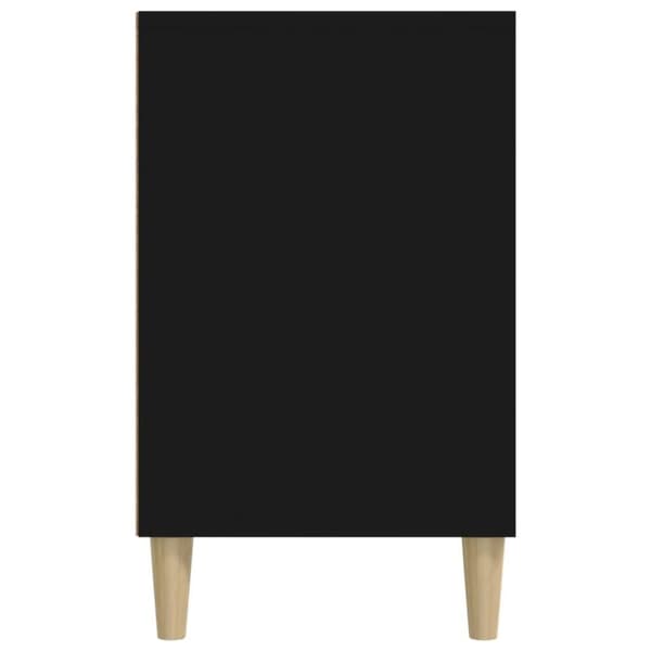 vidaXL Skoskap svart 102x36x60 cm konstruert tre
