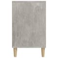 Miniatyrbilde 6 av 10: vidaXL Skoskap betonggrå 102x36x60 cm konstruert tre