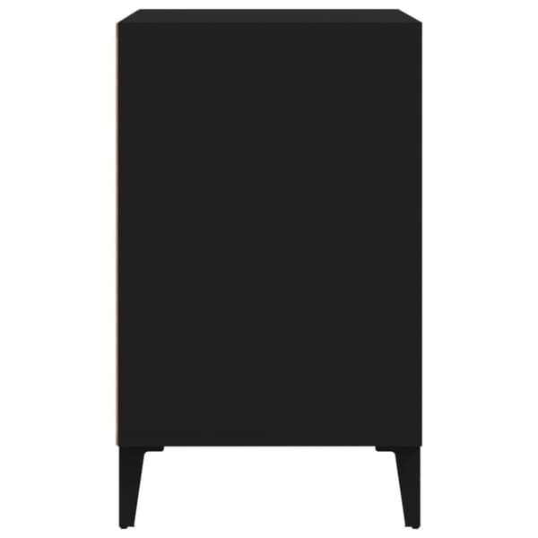 vidaXL Skoskap svart 102x36x60 cm konstruert tre