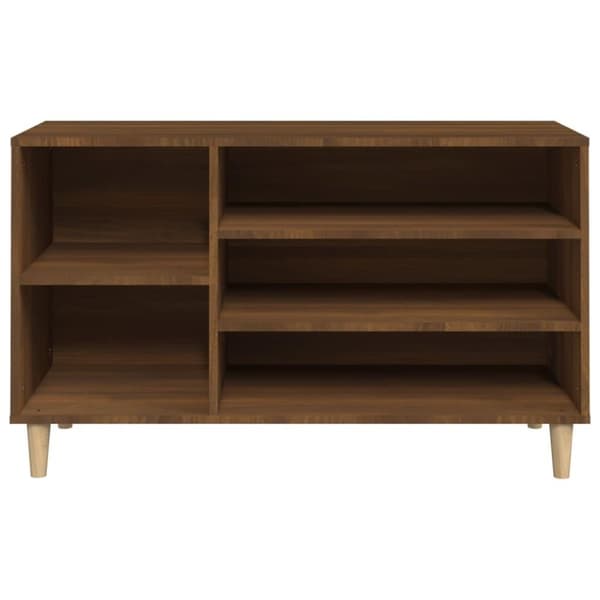 vidaXL Skoskap brun eik 102x36x60 cm konstruert tre