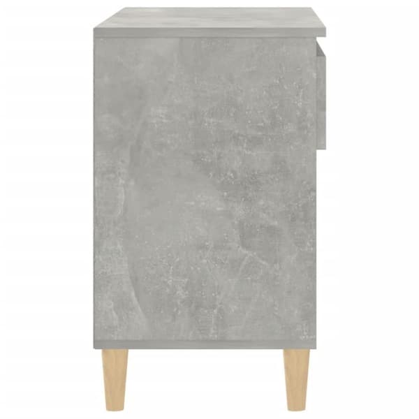 vidaXL Skoskap betonggrå 70x36x60 cm konstruert tre