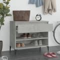 Miniatyrbilde 3 av 11: vidaXL Skoskap betonggrå 70x36x60 cm konstruert tre