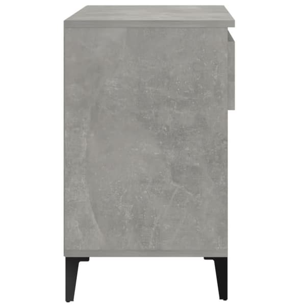 vidaXL Skoskap betonggrå 70x36x60 cm konstruert tre