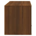 Miniatyrbilde 6 av 9: vidaXL Veggmontert skoskap brun eik 70x35x38 cm heltre furu