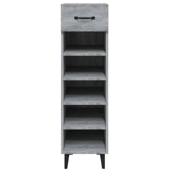 vidaXL skoreol 30x35x105 cm konstrueret træ grå sonoma-eg