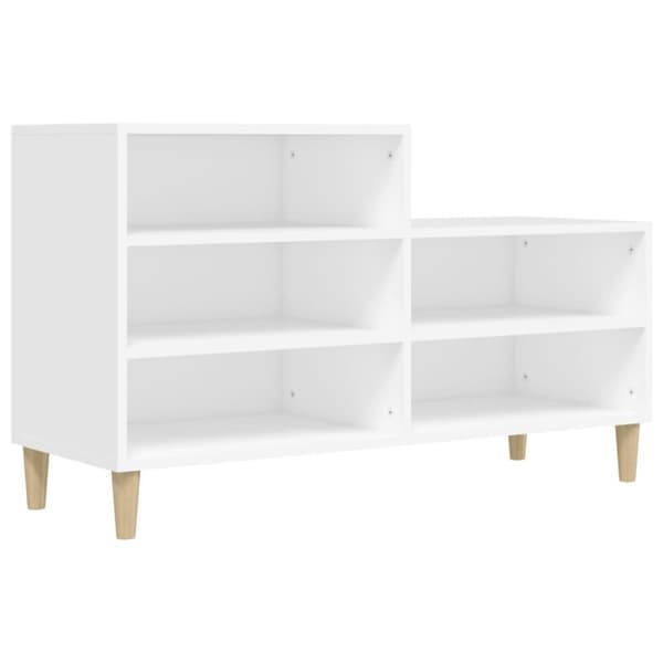 vidaXL Kenkäkaappi valkoinen 102x36x60 cm tekninen puu