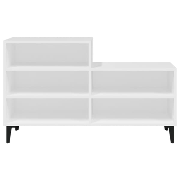 vidaXL skoreol 102x36x60 cm konstrueret træ hvid