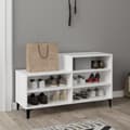 Miniatyrbillede 6 af 10: vidaXL skoreol 102x36x60 cm konstrueret træ hvid