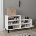 Miniatyrbillede 2 af 10: vidaXL skoreol 102x36x60 cm konstrueret træ hvid