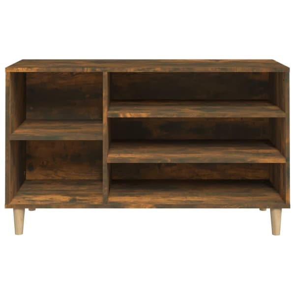 vidaXL skoskab 102x36x60 cm konstrueret træ røget egetræsfarve