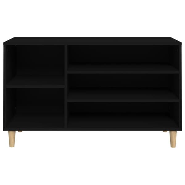 vidaXL skoreol 102x36x60 cm konstrueret træ sort