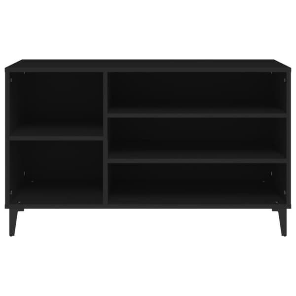 vidaXL skoreol 102x36x60 cm konstrueret træ sort