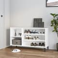 Miniatyrbillede 2 af 9: vidaXL skoreol 102x36x60 cm konstrueret træ hvid