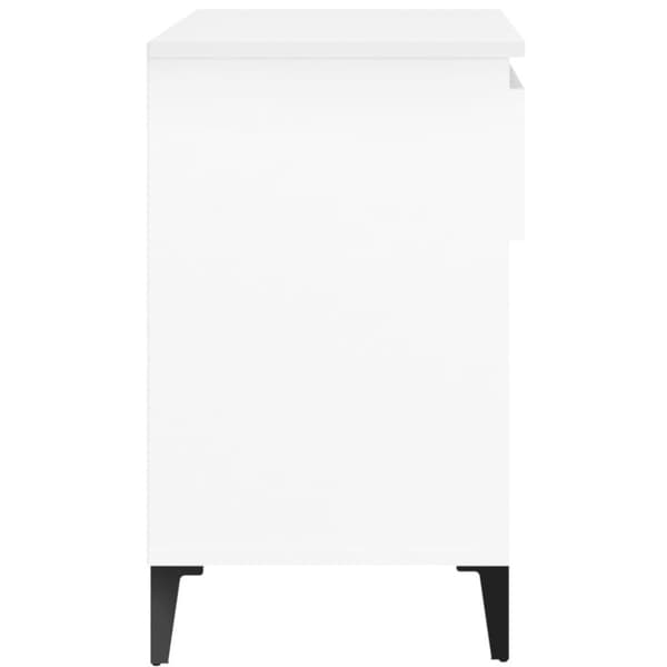 vidaXL skoreol 70x36x60 cm konstrueret træ hvid