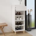 Miniatyrbillede 6 af 11: vidaXL skoreol 40x36x105 cm konstrueret træ hvid