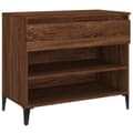 Pikkukuva 1 / 11: vidaXL Kenkäkaappi ruskea tammi 70x36x60 cm tekninen puu