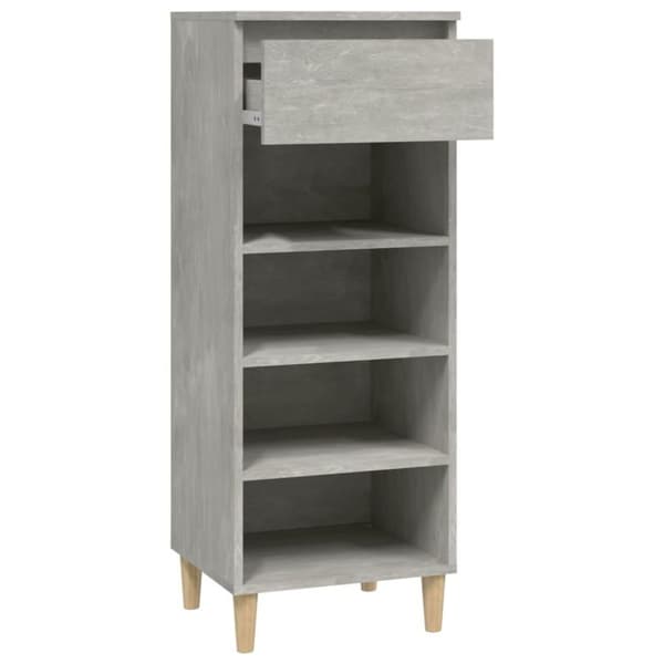 vidaXL skoreol 40x36x105 cm konstrueret træ betongrå