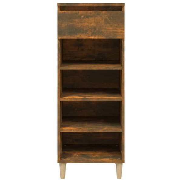 vidaXL skoskab 40x36x105 cm konstrueret træ røget egetræsfarve