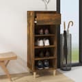 Miniatyrbillede 6 af 11: vidaXL skoskab 40x36x105 cm konstrueret træ røget egetræsfarve