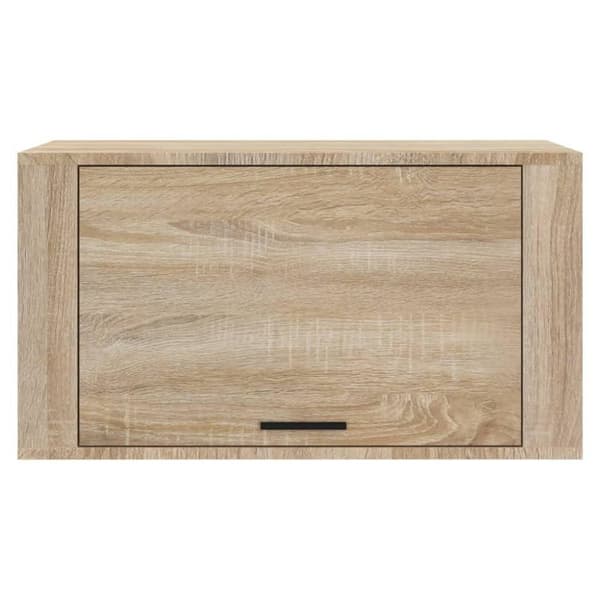 vidaXL Seinäkenkäkaappi Sonoma-tammi 70x35x38 cm tekninen puu