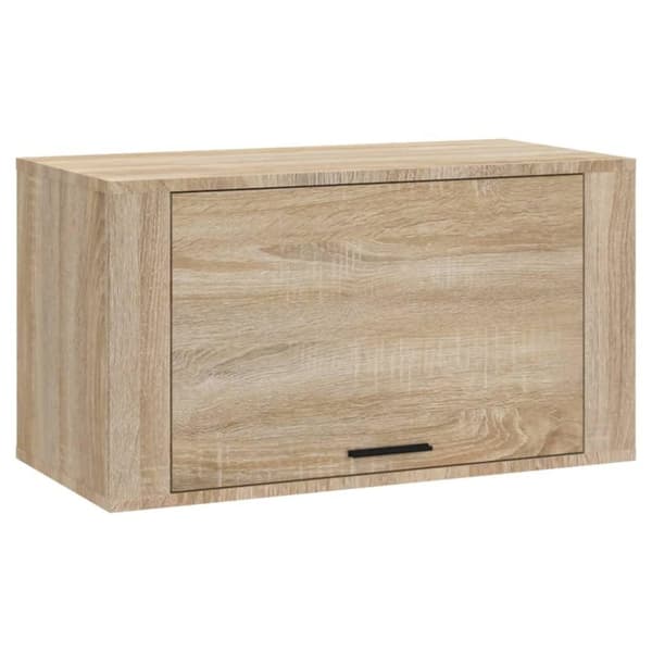 vidaXL væghængt skoskab 70x35x38 cm konstrueret træ Sonoma-eg