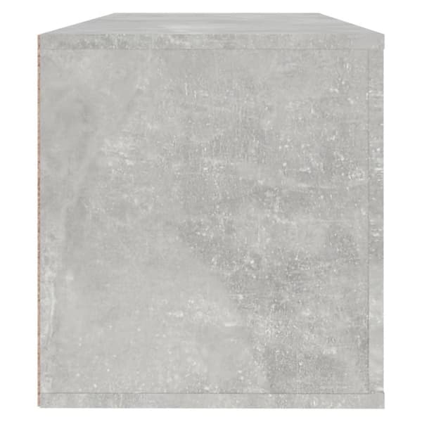 vidaXL Veggmontert skoskap betonggrå 100x35x38 cm konstruert tre