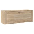 Miniatyrbilde 1 av 9: vidaXL Veggmontert skoskap sonoma eik 100x35x38 cm konstruert tre